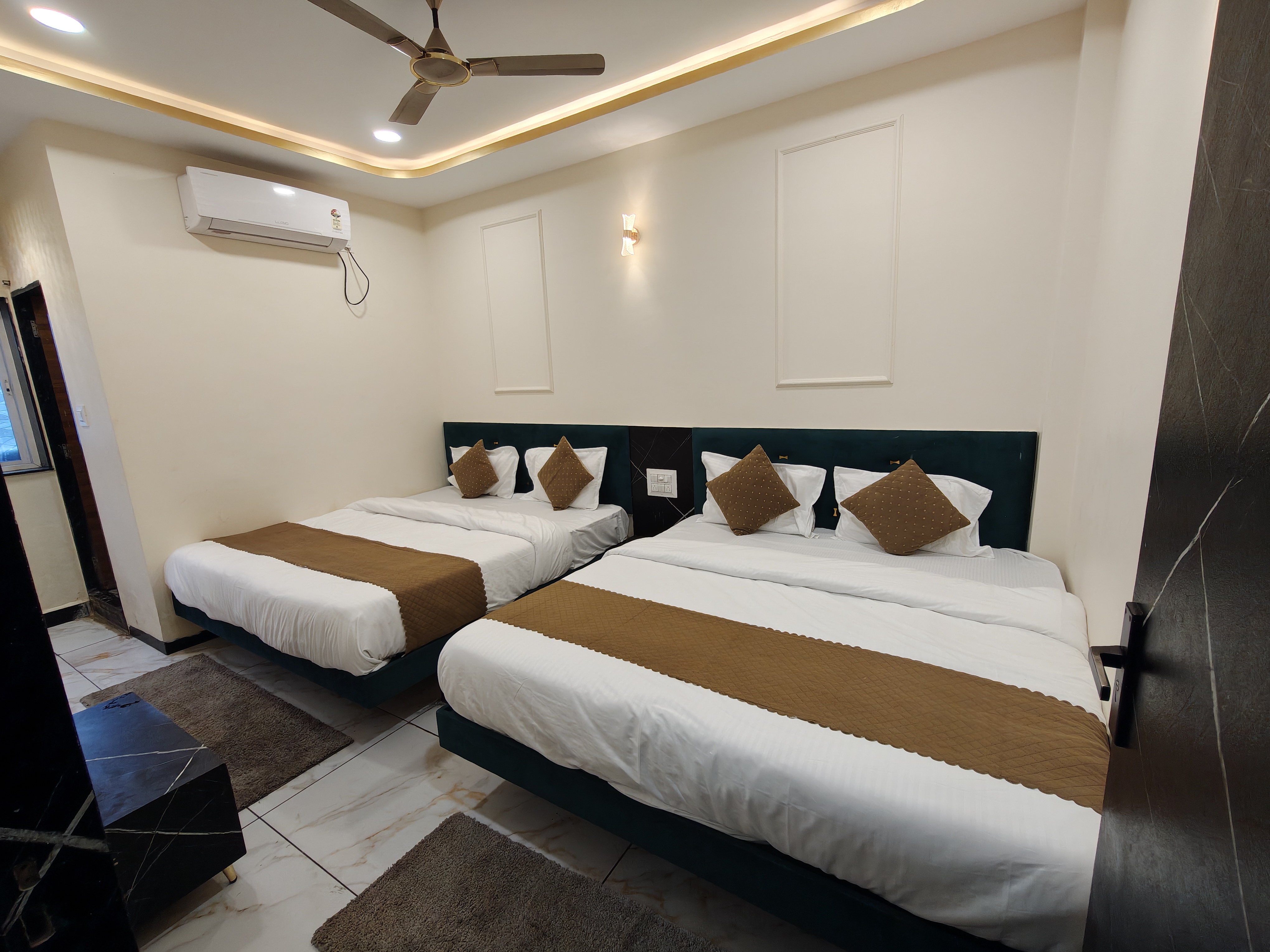 Hotel bedroom from another angle